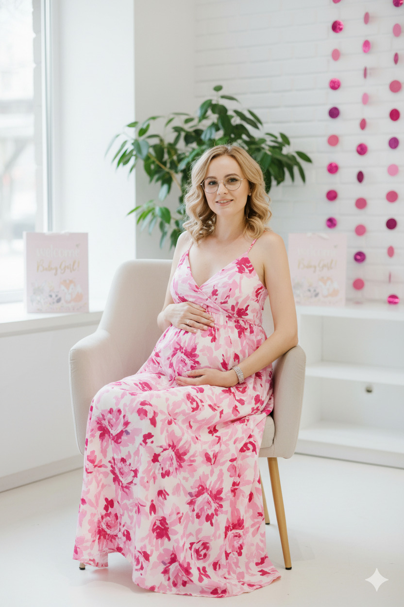 Elegant baby shower setup in Austin Texas